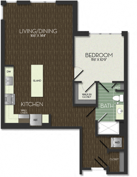 Apartment 228 floorplan